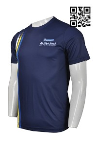 T656 自訂男裝T恤款式   設計LOGOT恤款式 唧條 車隊 推廣活動T恤 賽車運動  訂做度身T恤款式   T恤製衣廠    寶藍色